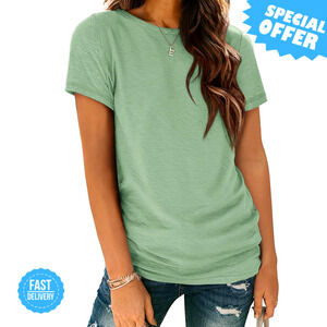 BRAND NEW ATHMILE T-Shirt Short Sleeve Trendy Summer Tops